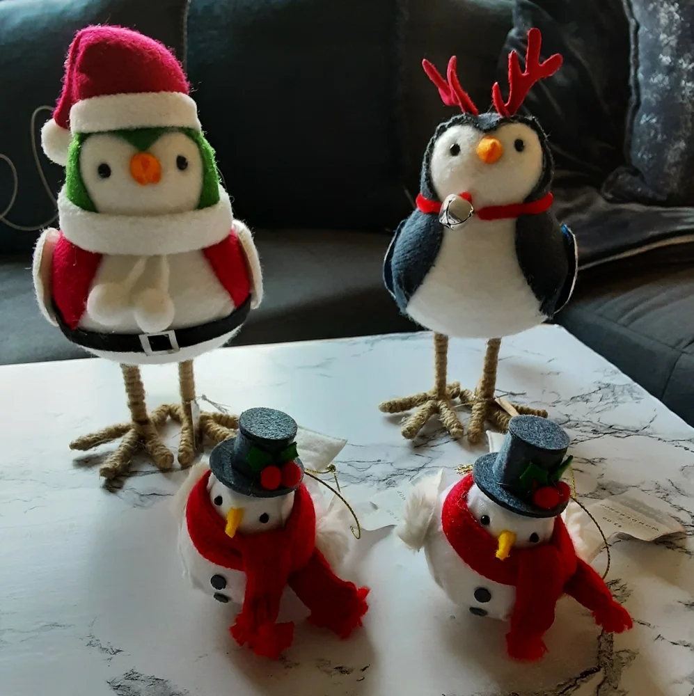 2019 Wondershop Birds 2021 Snowbird Ornaments